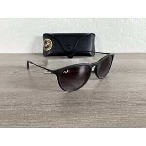 Ray-Ban Erika RD4171 Unisex Black Frame and Lenses Sunglasses- w/ Case- EUC